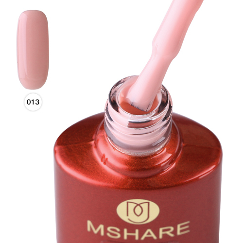 MSHARE - milky white gel nail polish, rubber base, nude, pink, brown, soak, builder gel, varnish, 10ml