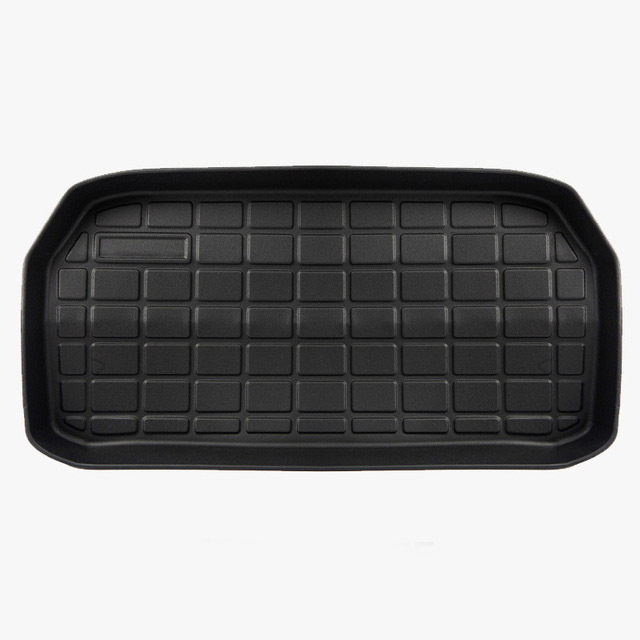 Plain TPE Fronck Mat And Sub Trunk Tray For Tesla Model Y/3 Cargo Liners Front And Rear Bottom Trunk Carpet Car Boot Mat