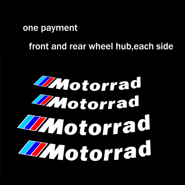 Used to customize the motorcycle inner rim for BM W 1000RR before and after wheel refurbishment sticker, waterproof and reflective rim