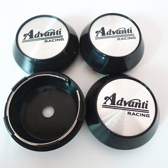 4pcs Advanti Racing Car Wheel Center Cap Hubs 65mm Emblem Emblem Badge Rims Cover Car Styling Accessories