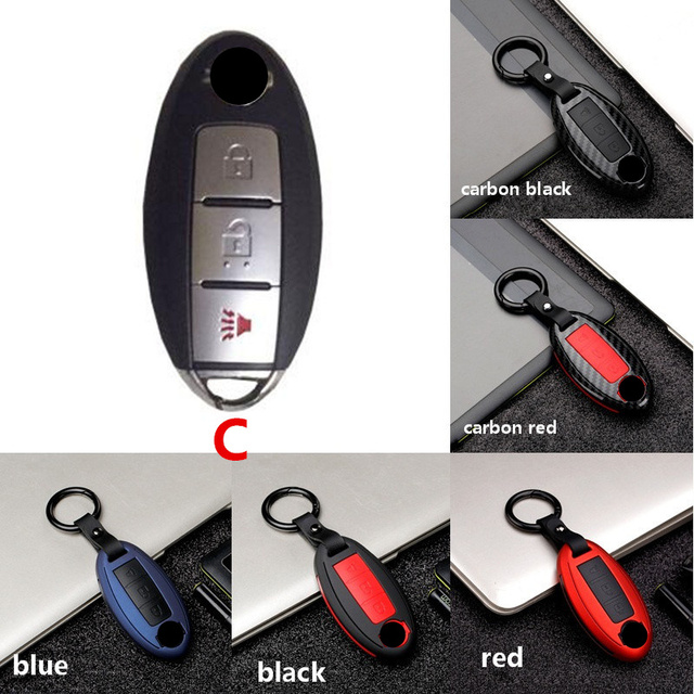 High Quality Car Key Cover Case For Nissan 370Z Altima GT R Maxima Murano Rogue Sentra Auto Keyshell Accessories