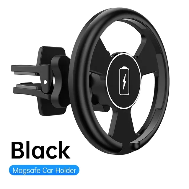 Magnetic 15W Wireless Charger Car Phone Holder for iPhone 13 12 Pro Max Mini Magnetic Wireless Car Charger Phone Mount Magsafe