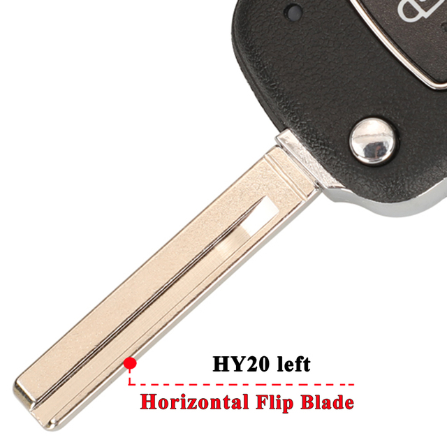 jingyuqin Horizontal Flip Remote Car Key Shell For Hyundai Solaris Creta Ix25 Kona Tucson Sonata I40 Elantra Ix35 I20 Ix45 2019