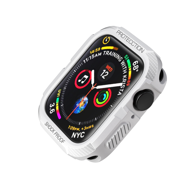 Compatible Case For Apple Watch Series 7 45mm 41mm Cases Soft TPU Shockproof Bumper Protector Cover For Apple Watch S7 45 41