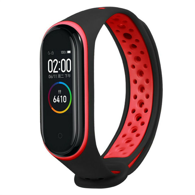 Breathable Strap For Xiaomi Mi Band 4 Silicone Wrist Strap Wristband Bracelet For Xiaomi MiBand 3 4 Miband Replacement Strap