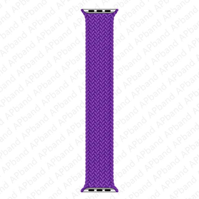 Braided Solo Loop For Apple Watch Band 45mm 41mm 44mm 40mm 42mm 38mm 1:1 Formal Nylon Bracelet iWatch Series 3 4 5 SE 6 7 Strap