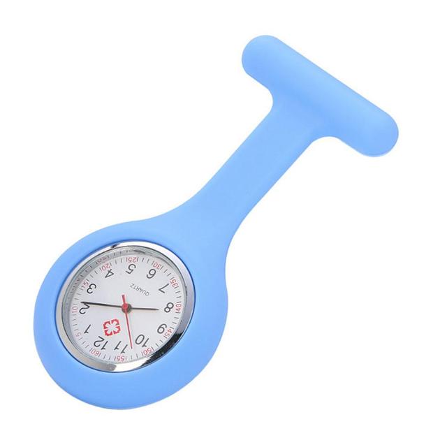 Electronics Pocket Watches Silicone Nurse Watch Brooch Pins Unisex Watches Clock Free Battery