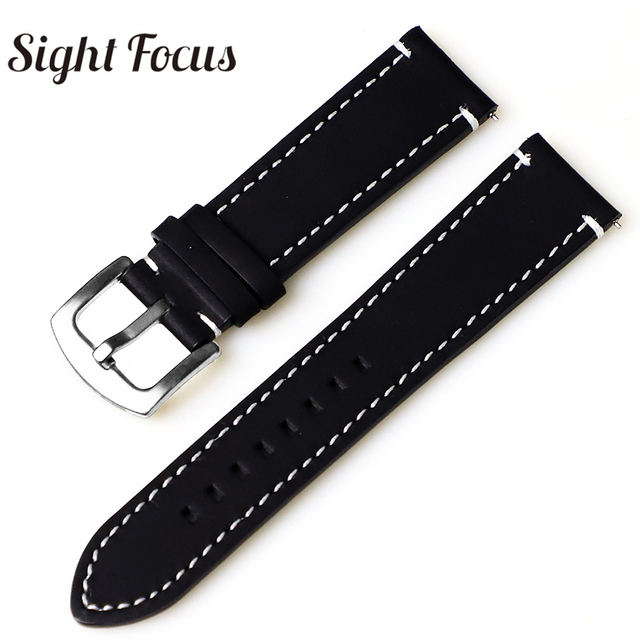 18mm,19mm,20mm,21mm,22mm,24mm Vintage Leather Watch Strap Quick Release Pins Watch Band For Samsung Huawei IWC Watches