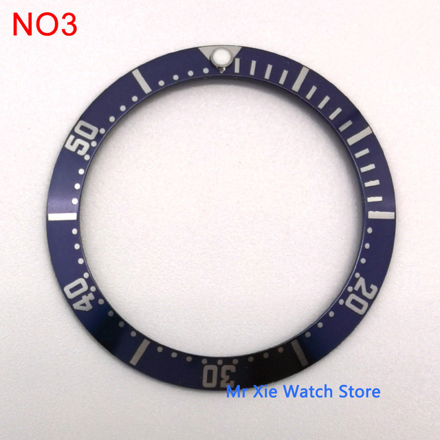 38mm watch strap high quality aluminum bezel insert for 40mm watch accessories inner diameter 30.5mm