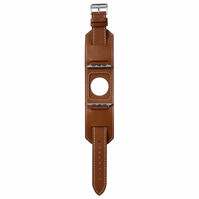 41/45mm Connect Bracelet Strap with Connector for iWatch Series 7 6 5 4 3 2 1 Leather Loop for Apple Watch Band 42mm 38mm 40mm 44mm