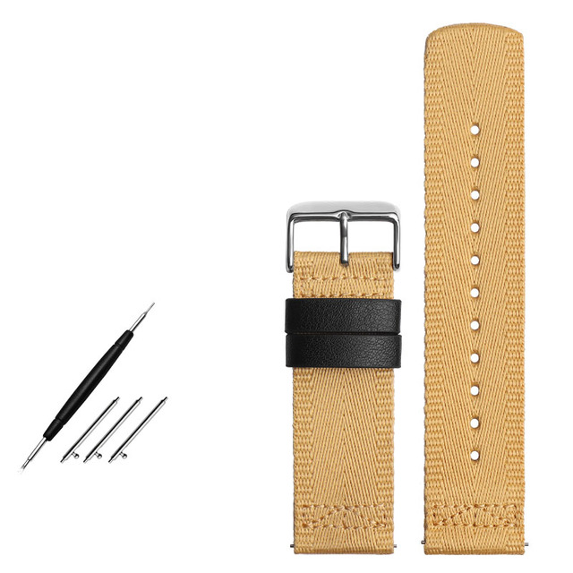 Senior nylon watch band 24mm for casio GA 2000 PRG-600YB-3 prg-650 PRW-6600 watch strap waterproof bracelet wrist band