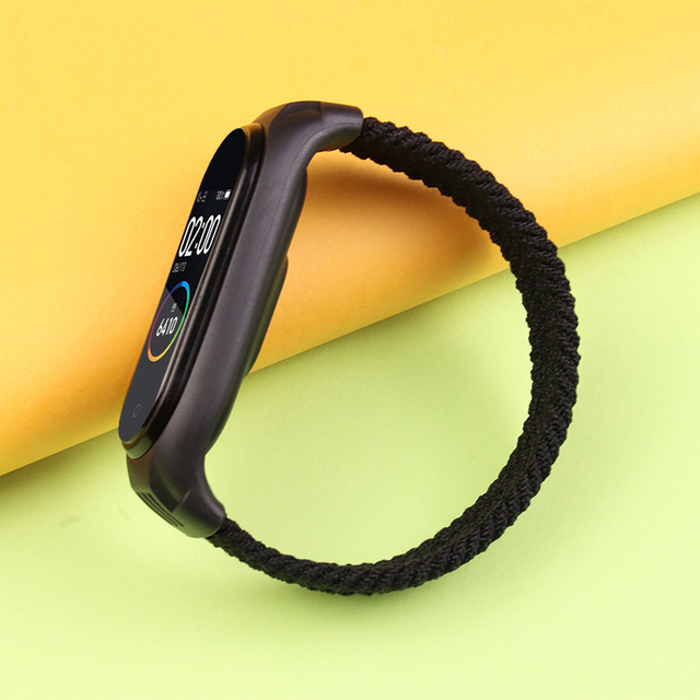 حزام من القطن المرن لـ Xiaomi Mi Band 6 5 4 ، حزام من القطن المرن لـ Mi band 3 و Xiaomi Amazfit band 5 و Mi Band 6 Sport