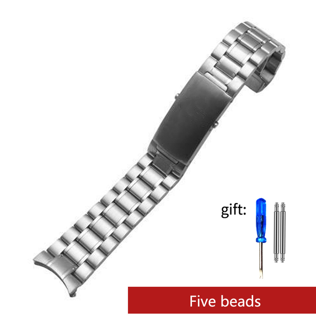 18mm 20mm 22mm quality 316L silver stainless steel watch straps strap for omega seamaster speedmaster planet ocean strap