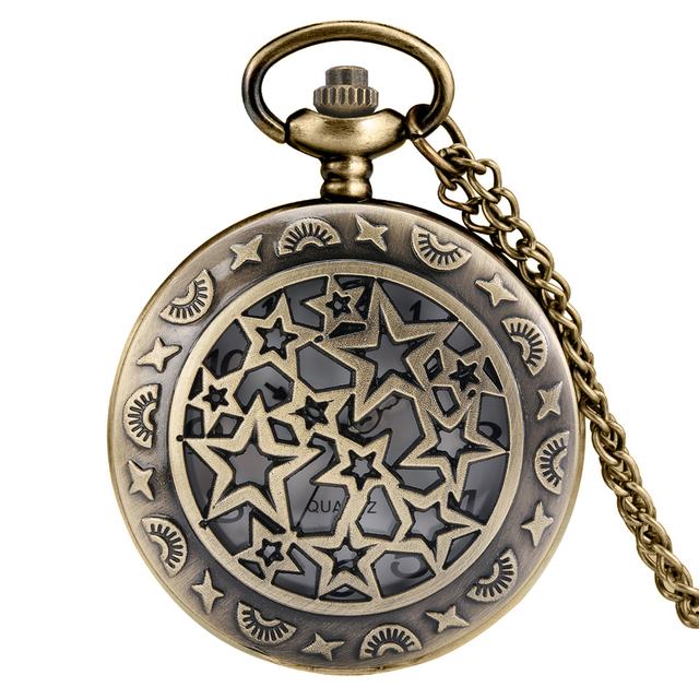 2022 Nostalgic Bronze WWII Aircraft Style Unique Quartz Chain Pocket Watch Sense Watches Souvenir Collection