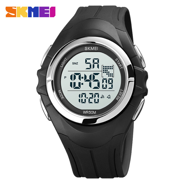 SKMEI Japan Digital Military Movement 5Bar Waterproof Men's Watch LED Light Stopwatch Wristwatch Relogio Masculino 1790