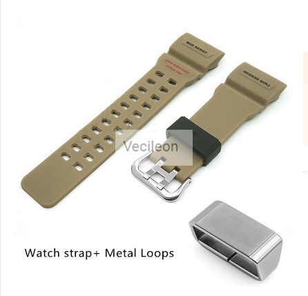 Silicone Resin Watchband for GG-1000 GWG-100 GSG-100 Men Sports Waterproof Replacement Watch Band Watch Accessories with Tools