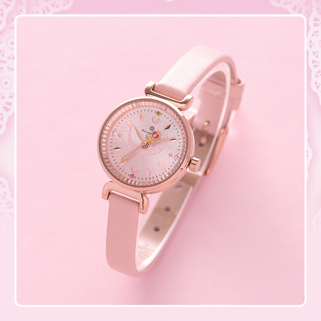 Anime OST Limited Quartz Sailor Moon Crystal Star Compact Wristwatch Women Girls Wrist Watch Jewelry Cosplay Props Birthday Gift