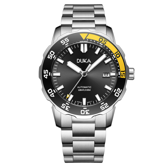 2021 New DOKA Wrist Watch Luxury Brand Automatic Watch for Men Mechanical Watch Men NH35 Ceramic Bezel 100M Steel Diver Watch