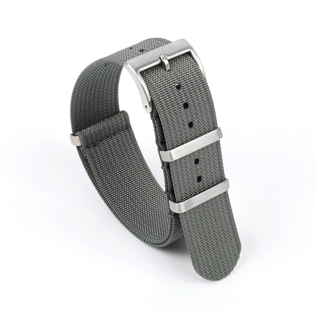 New Ribbed NATO Strap Nylon Watch Band 20mm 22mm Braid Ballistic Fabric Watch Strap Military Watch Band Watch Accessories