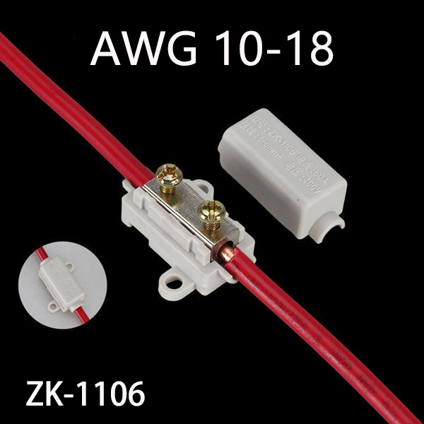 High-power main branch terminal branch wiring pair connector is connected to the machine T-type wiring terminal