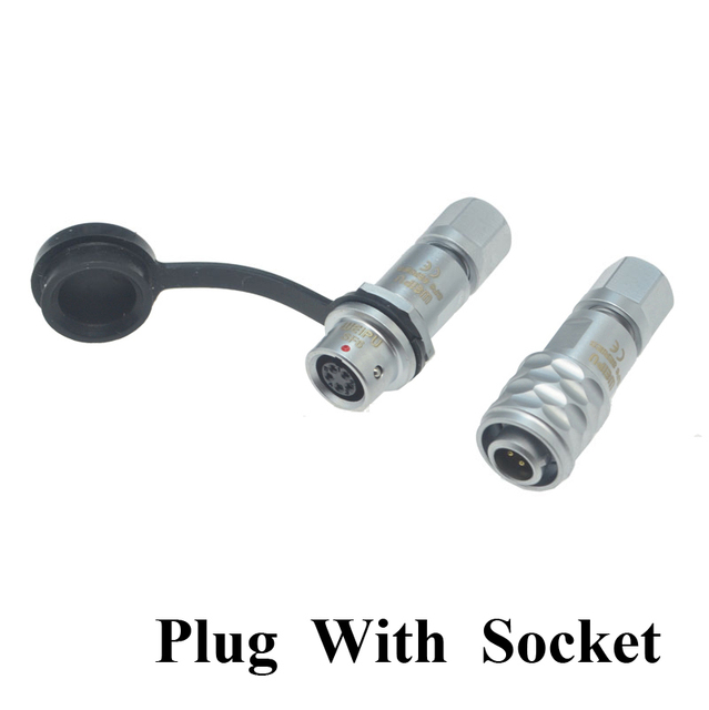 Original Weipu SF6 Connector SF6 2 3 4 5 Pin Male Female Plug Cable In Line Socket Connector Cable SF610/P SF611/S