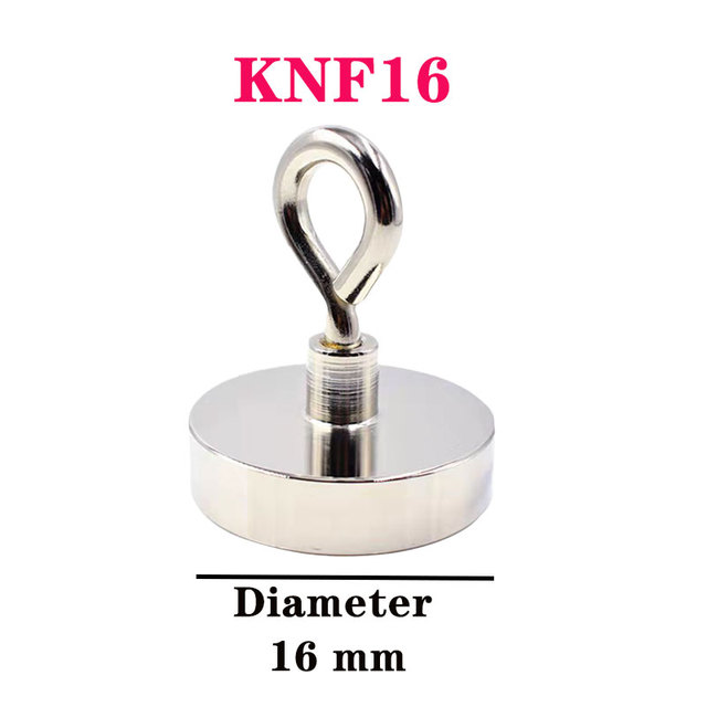 KNF Strong Magnet Search Round With Ring Fishing Game Magnetic Material Can Be Used For Outdoor Recreation Super Strong Magnet