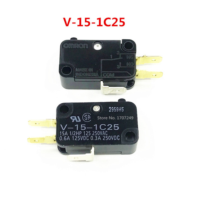 10pcs Original OMRON Micro Switch V-15-1A5 V-15-9A5 V-15-1C25 V-151-1C25 V-152-1C25 V-153-1C25 V-154-1C25 V-155-1C25 V-156- 1C25