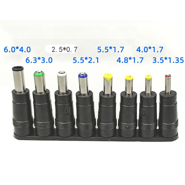 Power Cord Connector USB Port to 6.3*4.0mm 6.0*3.0mm 2.5*0.7mm 3.5*1.35mm 4.0*1.7mm 5.5*2.1mm DC Barrel Jack 5V 3.5mm