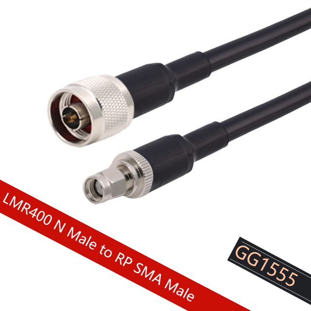 LMR400 Cable N Female to SMA Female 50 Ohm RF Coax Extension Jumper Pigtail for 4G LTE Cellular Amplifier Phone Signal Booster