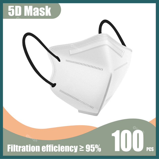 Mascarillas FFP2 Adult KN95 Face Masks Mascara FFP2 Respirator FPP2 Masks 5 Layer ffp2fan Approved FFP Certificate FFP 2 Mascara 10 to 100pcs