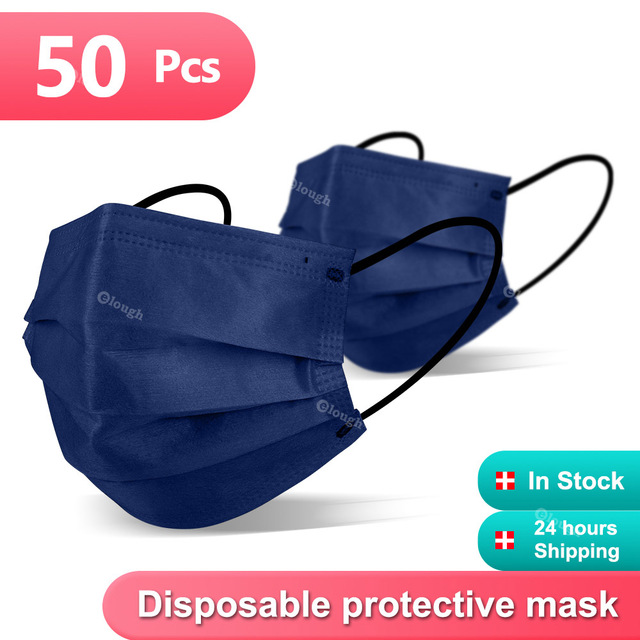 New Morandi Color Disposable Mask Adult Mascarillas Desichables Gay Anti Dust Masks Face Protection 3 Layers Cubrebocas