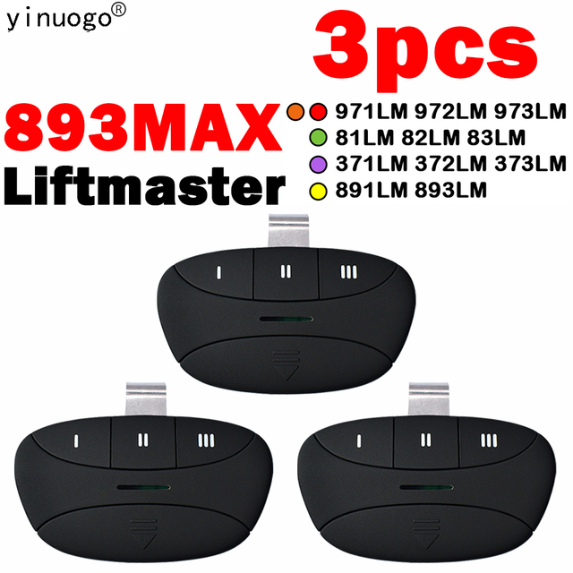 أحدث 893MAX Liftmaster باب مرآب بميزة التحكم عن بعد فتحت ل 371LM 372LM 373LM 971LM 937LM 81LM 83LM 891LM 893LM 953EV 953ESTD