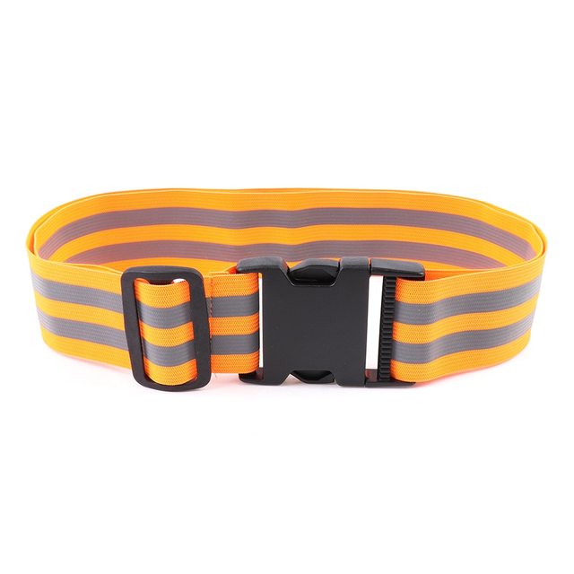 Safety Reflective Belt Elastic Band Waist Protection Reflective Night Running Safety Belt For Running Cycling Walking