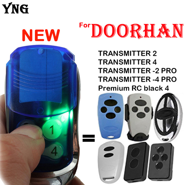 3pcs door han remote control door transmitter 4 433MHz dynamic code door keychain for barrier