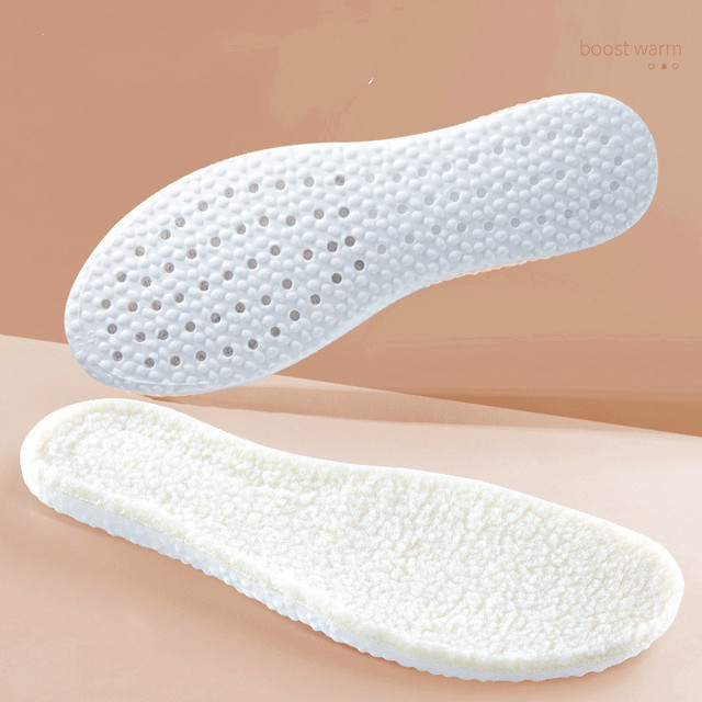 Winter Warm Velvet Insoles Sport Insoles for Shoes Men Women Boost Sweat Absorption Deodorant Comfortable Shoe Pad Insert