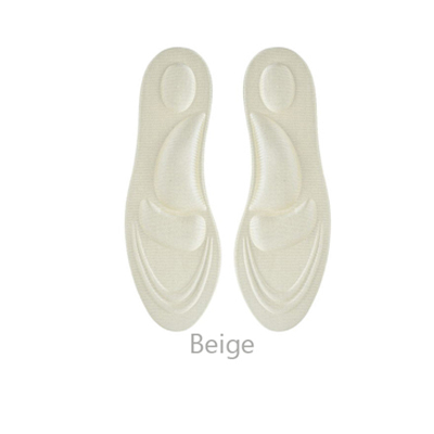 4D Massage Insoles Soft Sponge Arch Support Orthotic Foot Inner Pads For High Heel Shoes Men Women Cushion Soles Spurs