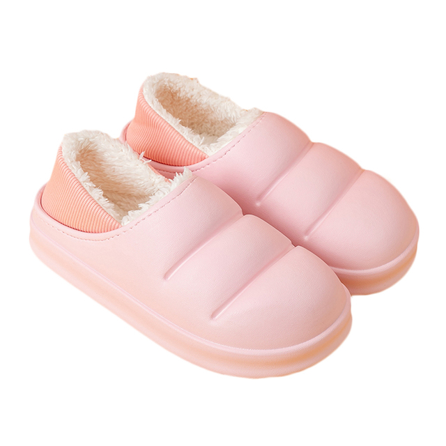 Men and women winter slippers fur slippers passionate and comfortable garden clogs mules slippers home cotton shoes couple indoor slippers