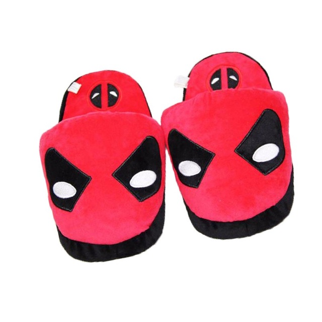 Plush Indoor Slippers For Men Women Superhero Shoes Cartoon Adult Winter In 4 Styles Available