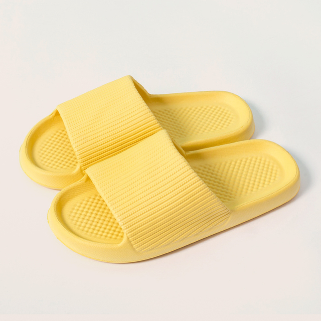 Summer Slippers Mute EVA Platform Sandals Women Slippers Soft Bottom Indoor Men Summer Deodorant Non-slip Household Flip Flops