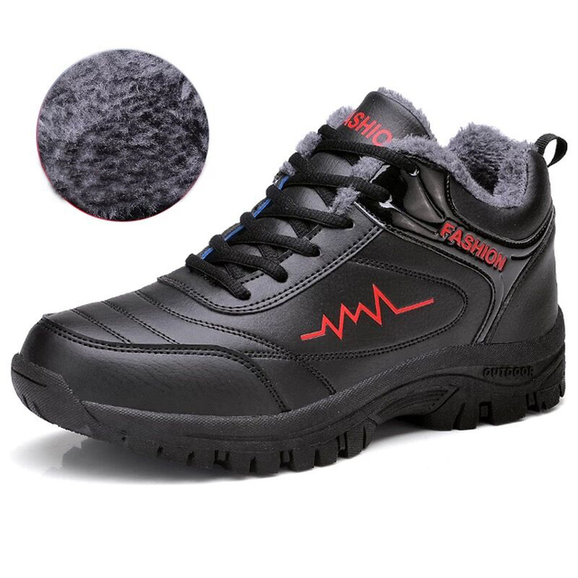 Men Platform Boots Winter Warm Fashion Sneakers Outdoor High Quality Snow Boots Mens and Luxury Boots Zapatos De Hombre