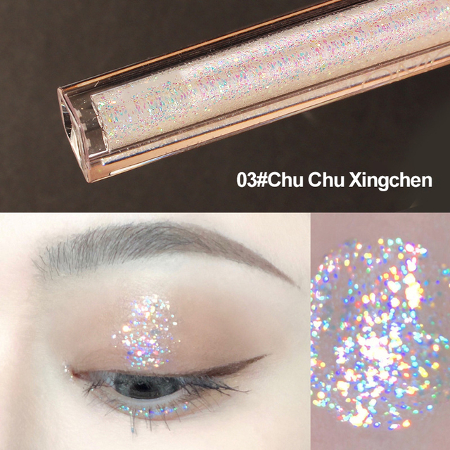 1pc Diamond Glitter Eyeshadow Women Makeup Shimmer Liquid Eye Shadow Mineral Pigment Long Lasting Cosmetics Maquillaje