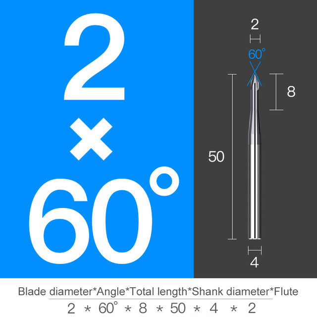 Chamfer Milling Cutter Carbide Angle Anti Chamfer End Mill Deburring V Grove Router 60 90 120 Degree 2 3 Flutes