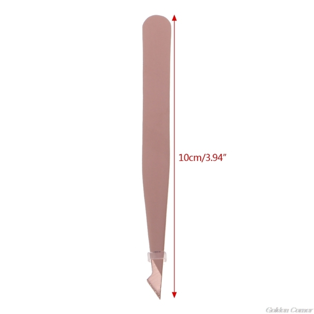 Professional Stainless Steel Eyebrow Tweezers Handy Hair Removal Tool J26 19 Direct Delivery