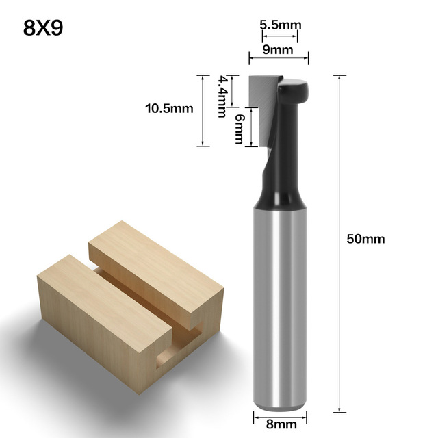 1pc or 3pc set 8mm carbide shank T-shaped keyhole router bits woodworking tools cnc cutting machines for wood photo frame