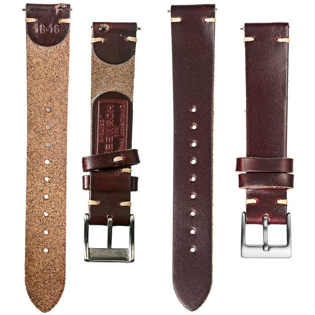 Horween US Chromexcel Genuine Leather Watch Strap Soft Wrap Handmade Leather Straps 18mm 20mm 22mm