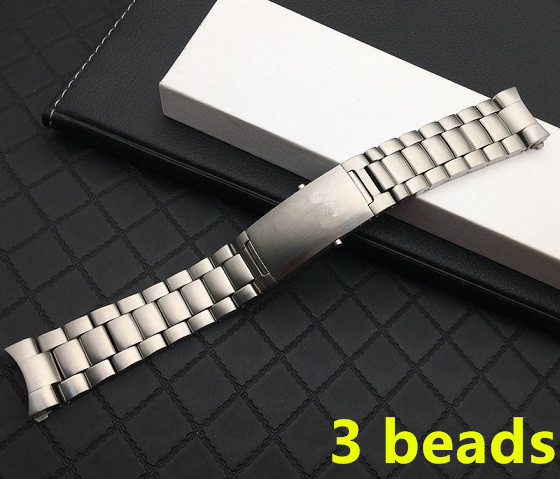 Top quality brand 316L 20mm 22mm silver stainless steel watch band for omega strap seamaster speedmaster planet ocean watchband