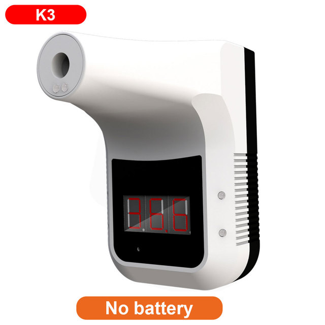 K3 Pro K3X Wall Mounted Infrared Termometro LCD Display Handsfree Digital Forehead Heat Gun for Restaurant Factory Office