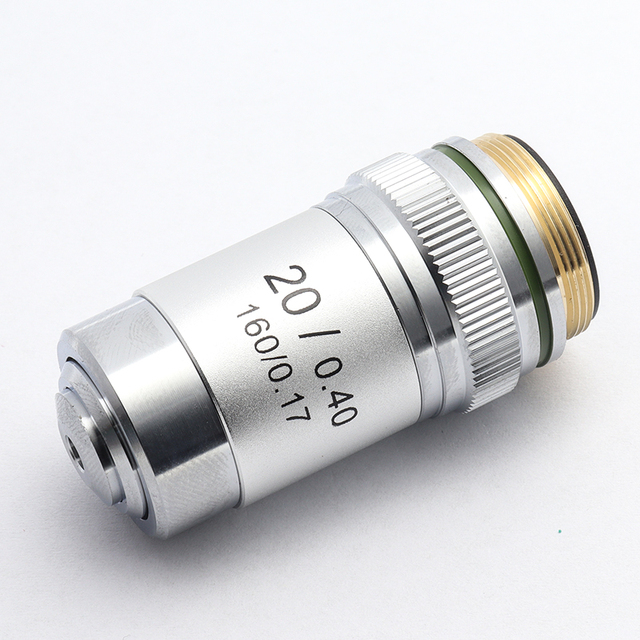 Biological Microscopes 100X Achromatic Objective Lens (Oil) 4X 10X 20X 40X 60X 195mm Distance Comparator Universal RMS Thread