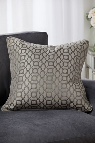 Woven Geo Jacquard Cushion