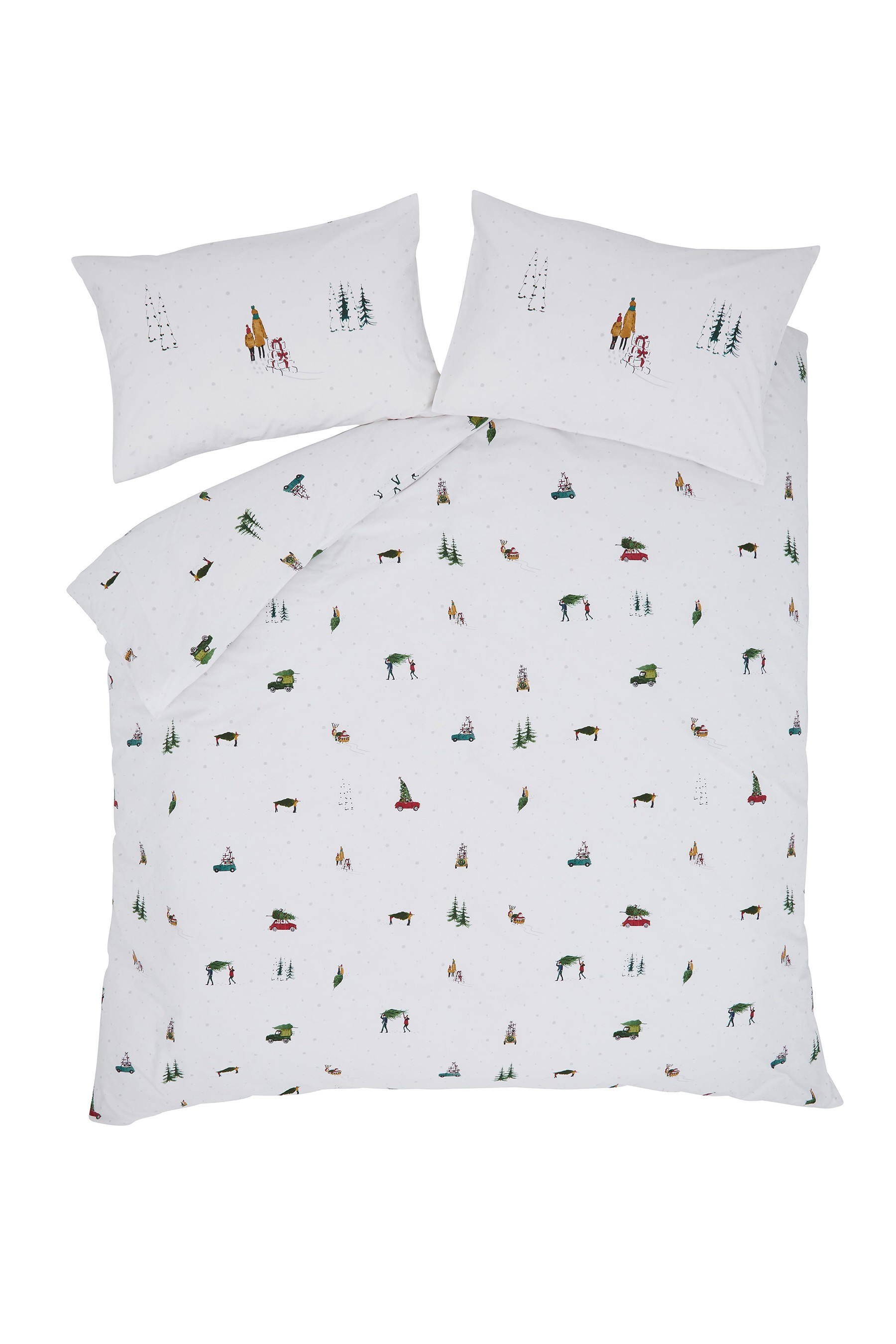 Sophie Allport Home For Christmas Duvet Cover And Pillowcase Set